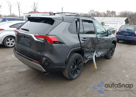 2024 Toyota Rav4 Hybrid Xse из США, поврежденный, VIN 2T3E6RFVXRW075261